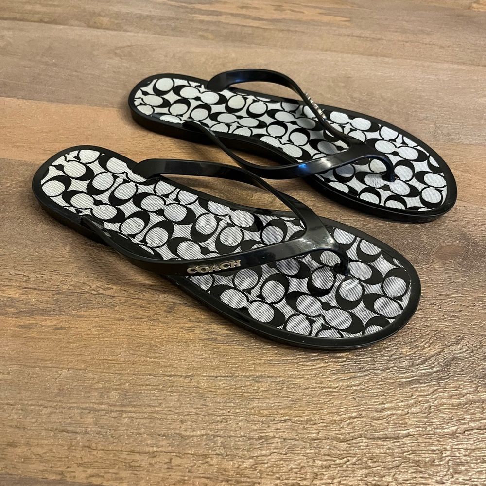 Coach Lyra Jelly Flip Flops
